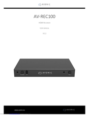 Avonic AV-REC100 User Manual