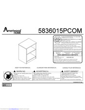 Ameriwood HOME 5836015PCOM Assembly Instructions Manual
