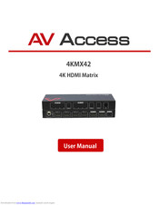 AV Access 4KMX42 User Manual