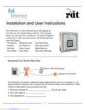 RDT Informant Installation And User Instructions Manual