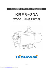 Kiturami KRPB-20A Installation & Operation Instructions