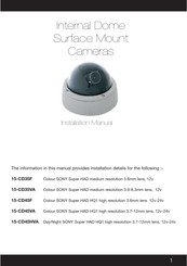 COP Security 15-CD45F Installation Manual