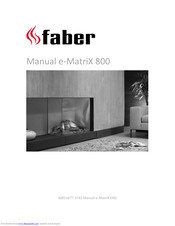 Faber e-MatriX 800 User Manual
