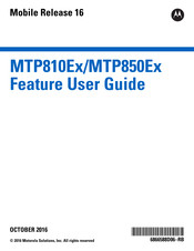 Motorola MTP850Ex Feature User Manual
