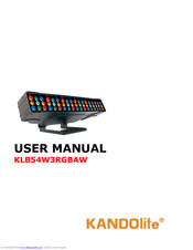 Kandolite KLB54W3RGBAW User Manual