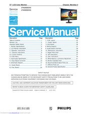 Philips 274G5DHSD/00 Service Manual