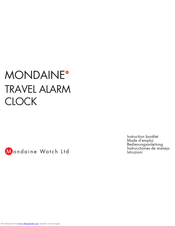 mondaine GGM.D014 Instruction Booklet