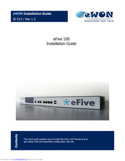 eWON eFive 100 Installation Manual