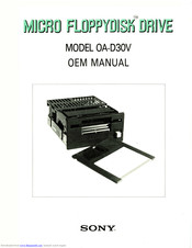 Sony OA-D30V Manual