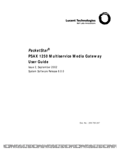 Lucent PacketStar PSAX 1250 User Manual