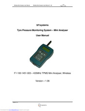 bf1 systems F1-100-1451-003 User Manual