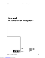 W&T Electronics SW 2.5 Manual