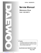 Daewoo KQG-868G7S Service Manual
