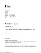 Harrington WA100H Installation Manual
