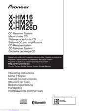 Pioneer X-HM26 Operating Instructions Manual