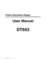 Acer DT653 User Manual
