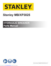 Stanley XP3025 Parts Manual