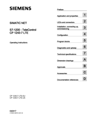 Siemens CP 1243-7 LTE-US Operating Instructions Manual
