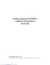 Riitek RT-MWK13 Installation & User Manual