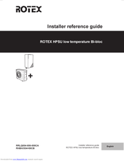 Rotex RHBH04CB3V Installer's Reference Manual