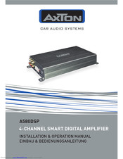 AXTON A580DSP Installation & Operation Manual