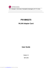 LG PW-MN5275 User Manual