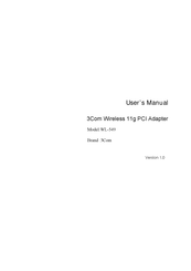 3Com WL-549 User Manual