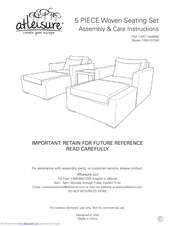Atleisure FRN-107340 Assembly & Care Instructions