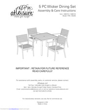 Atleisure FRN-105260 Assembly & Care Instructions