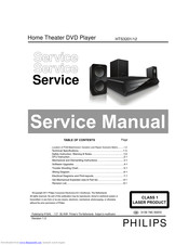 Philips HTS3201/12 Service Manual