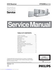 Philips HTS3090/55/77/78 Service Manual