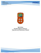 ENMET RECON/4a Operation And Maintenance Manual