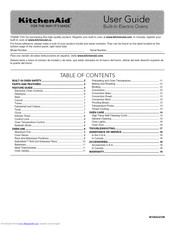 KitchenAid koce500ewh01 User Manual