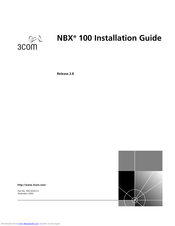 3Com NBX 100 Installation Manual