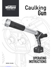 Wallpro CG-605L Operating Instructions Manual