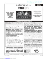 RealFyre G19-24-12 Owner's Manual