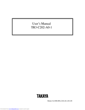 Takaya TR3-C202-A0-1 User Manual