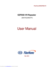 FiberHome GZF850-VH User Manual
