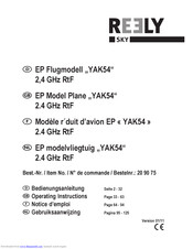 Reely YAK54 Operating Instructions Manual