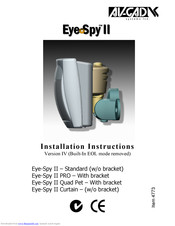 AV-GAD Eye-Spy II Quad Pet Installation Instructions Manual