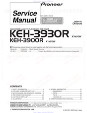 Pioneer KEH-3930R X1M/EW Service Manual