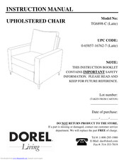 Dorel TG6898-C Instruction Manual