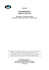 IKH AWD170 Instruction Manual