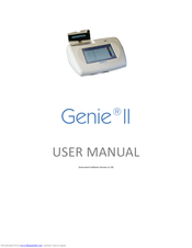 Optigene Genie II User Manual