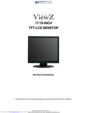 ViewZ vz19rtld Instruction Manual