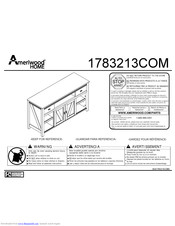 Ameriwood HOME 1783213COM Assembly Instructions Manual