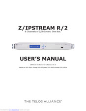Telos Z/IPSTREAM R/2 User Manual