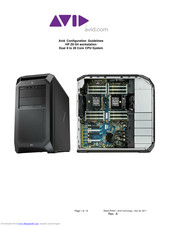 Avid Technology HP Z8G4 Configuration Manuallines