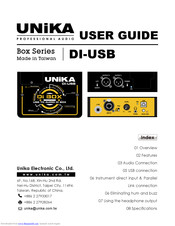 Unika DI-USB User Manual