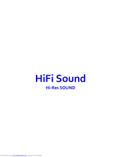 Celsus Sound Hi-Res SOUND Manual